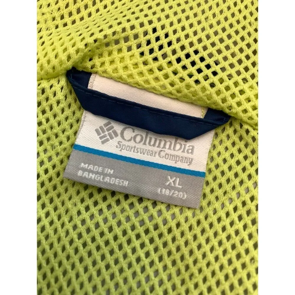 Columbia Jacket Boys XL (18/20) Youth Omni-Tech Timber Pointe II Hooded Nylon